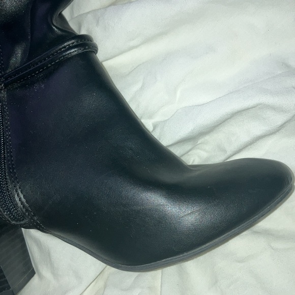 Dexflex Comfort Knee High Black Boots 7 1/2 Wide - Picture 16 of 17